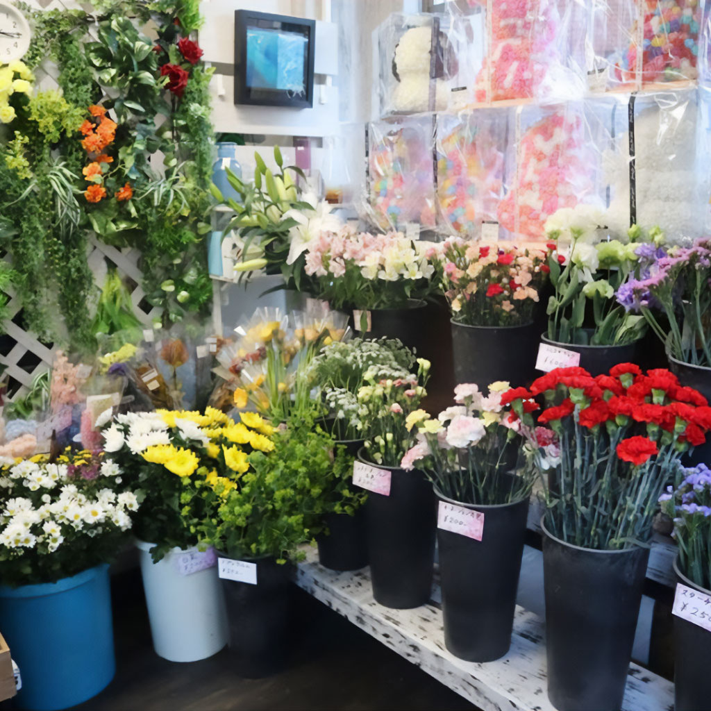 店内の風景